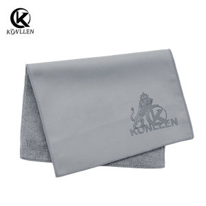 KONLLEN Billiard cue Towel 100% Cotton Black 8-Ball Pool Cue 15x9.5 inches High-end suede front/High-density coral velvet back/Dirty-resistant non-fading/Combed weaving no lint/Rollable stackable