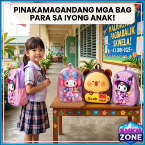 EVA Hard Shell Cartoon Kuromi Backpack for Kids – Cute Anti-Crush Student Bag for Boys & Girls Philippines School Supply