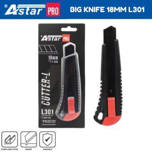 ASTAR PRO Heavy Duty Anti-Slipperiness Auto-Lock Cutter Knife / Pisau Memotong (LARGE) (L301)