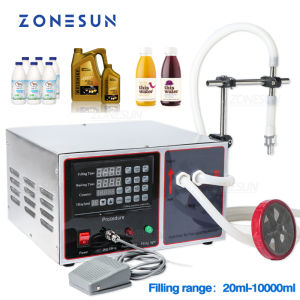 ZONESUN ZS-GFK17A Automatic Filling Machine Laundry Detergent Shampoo Juice Machine Oil Water Milk Liquid Bottle Filling Machine