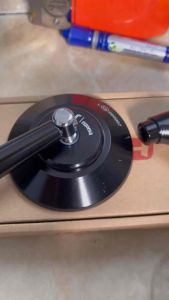 Gương chiếu hậu rizoma tròn  ngắn gọn  chân kiếng cnc 3D (phụ tùng dọn xe)