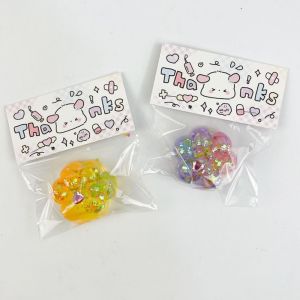 ANIME FAN ตุ๊กตาผ้าพลัฌ ตุ๊กตาบีบอุ้งเท้าแมว อุ้งเท้าแมวอุ้งเท้า วาฟเฟิลวาฟเฟิล ของเล่นบีบวาฟเฟิล ขนมปังปิ้งขนมปัง นุ่มนุ่มๆ ของเล่นดนตรีบีบอาหาร ของขวัญสำหรับเด็ก