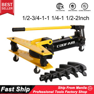 COOFARI 2 Inch Integral Manual Hydraulic Bender For Steel Bar Galvanized Pipe Bender High And Low Pressure Plunger