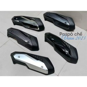 Bộ ốp pô kiểu ADV chế xe Vision 2021 đến 2024 có đủ phụ kiện kèm theo