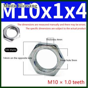 Moito 10Pcs M10 Lamp Tooth Tube Metal Hollow Threaded Tube Screw Nut Lamp Cap Galvanized Chandelier Connect Rod Fixed Base