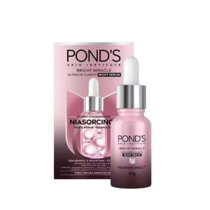 Serum sáng đa tầng Ngày/Đêm Ponds Bright Miracle mờ thâm sạm với 50X Niasorcinol 14G
