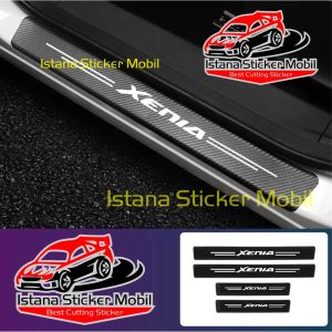 sticker carbon 3d pengaman pintu mobil xenia sticker sillplate mobil xenia sticker daihatsu xenia stiker sill plate mobil daihatsu xenia 4pcs