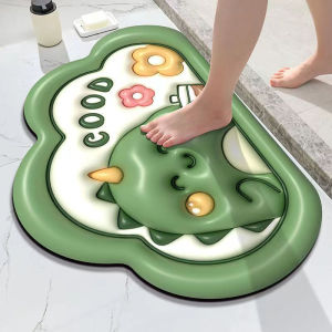 Keset Kaki Kamar Mandi 5D Motif Lucu Anti Slip Diamomite Menyerap Air / Keset Kaki Motif Termurah Terbaru Promo