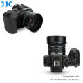 JJC Reversible Lens Hood Shade for Canon RF 50mm F1.8 STM Lens on EOS R50 R10 R8 R7 R6 Mark II R5 R3 RP Ra R Camera Replace Canon ES-65B Lens Hood. 