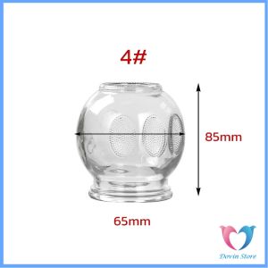 D.S. ถ้วยแก้วครอบชนิดหนา ครอบแก้ว​ เครื่องมือพิเศษสำหรับแพทย์แผนจีน cupping jar