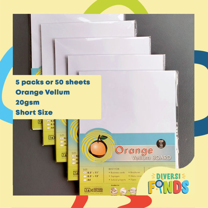 Paper Wishes  Vellum Sheets, 8.5x11, 4 sheets