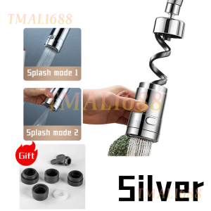 [✅SG Seller] 30cm Retractable Pull-out Tap Extender - 2 Modes High Pressure Anti-splash Faucet Sprayer 360° Rotatable Kitchen Sink Tap Attachment