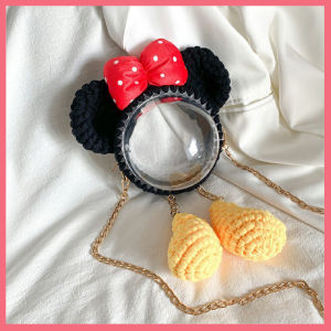 [Có Video Hướng Dẫn] Túi Đeo Chéo Handmade Set Nguyên Liệu Tự Đan Túi Mica Len Hình Mickey Nhiều Mẫu Độc Lạ - EB51