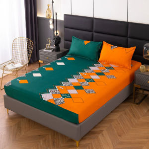 ⚡พร้อมส่ง⚡ผ้าปูที่นอน ผ้าปูที่นอนสีพื้น ผ้าปูที่นอนกันไรฝุ่น ห้องนอน ชุดผ้าปูที่นอน ​3.5ฟุต 5ฟุต 6ฟุต(พร้อมปลอกหมอน)ผ้าคลุมเตียง