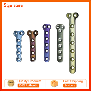 GREATLH Orthopedic Titanium Alloy Bone Plate Small Animal Miniature Bone Plates Orthopedic Pet Surgical Instrument