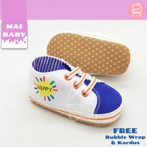 Mai Baby Sepatu Sneakers 1 Prewalker Bayi Bergambar Lucu Anti Slip Cowok Cewek Newborn - 12 Bulan