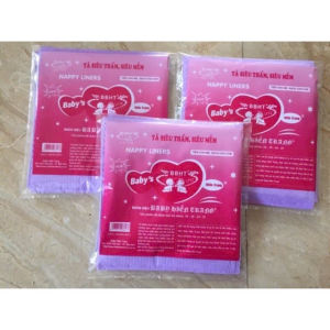 Giấy lót phân su tím Hiền Trang cho bé sơ sinh (Bịch 10 miếng)