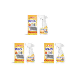 Jakehoe สเปรย์ทำความสะอาดคราบมัน Greasy Dirt Clean Spray น้ำยาทำความสะอาดห้องครัว โฟมทำความสะอาดน้ำมัน สเปรย์โฟมทำความสะอาด น้ำยาทำความสะอาดเตา ขจัดคราบไขมันและคราบสกปรก