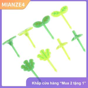 [COD] MIANZE4 8pcs trái cây ngã ba tăm lá Hộp Ăn Trưa Bento salad Tiny ngã ba bánh cho trẻ em