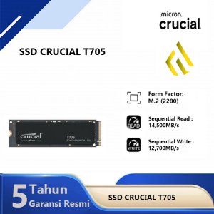 SSD Crucial T705 1TB 2TB 4TB - SSD Internal M.2 NVMe PCIe Gen5