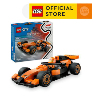 LEGO City 60442 F1 Driver with McLaren Race Car (86 Pieces) Mainan Building Block Toys