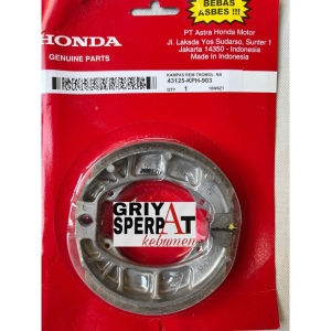 43125-KPH-903 kampas rem belakang Kharisma Revo Absolute Supra X 100 Supra 125