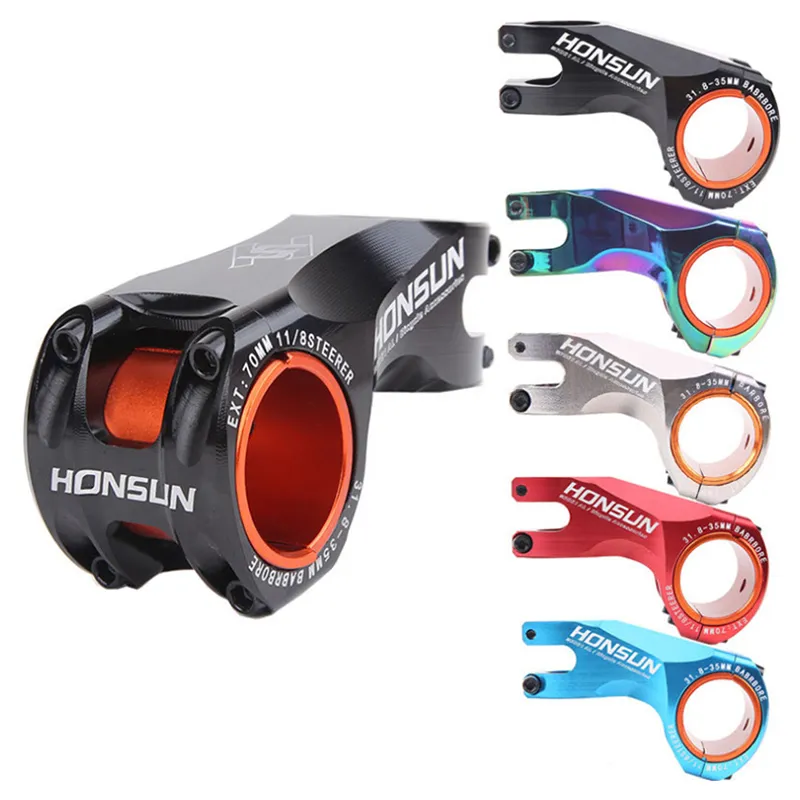 PEACHES hot sale HONSUN CNC Ultralight Road Bike Stem 17 Degree 70mm 31.8 35mm Aolly XC MTB Handlebar Stem cycling stem bicycle Accessories Lazada PH