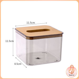 THUMBS UP กล่องใส่ทิชชู่แบบใส เก็บทิชชู่ กล่องกระดาษทิชชู่แบบถอดได้ tissue box