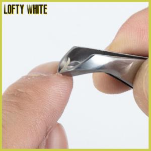 Lofty White Mini Hangnail Squeeze And Snip Toenail Ingrown Dead Skin Remover Nail Art Cuticle Nipper Clipper Edge Cutter Manicure Plier Tool