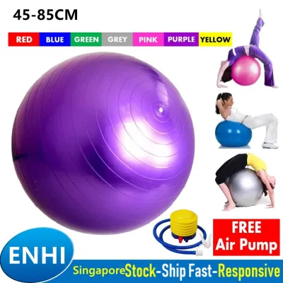 45cm55CM 65CM 75CM 85CM Fitness Gym Ball Exercise Ball Thickened Burst Resistance Yoga Ball Bola Yoga Fitness Ball