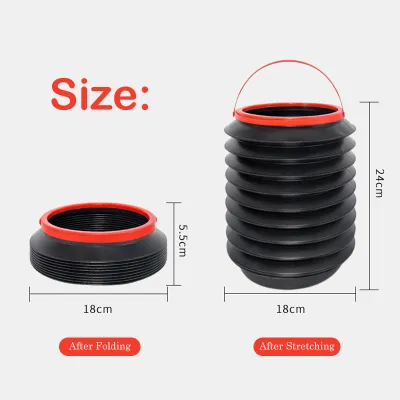 [Local Stock] 18/37L Car Storage Box Folding Organizer With Lid Large Capacity Rear Car Trunk Organizer Fishing Box Outdoor Camping Storage Bucket