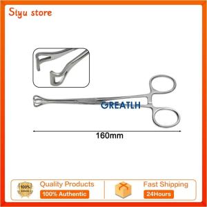 Babcock Tissue Forceps Appendectomy Forceps High Quality Stainless Steel Orthopedic Pet Surgical Instrument Autoclavable