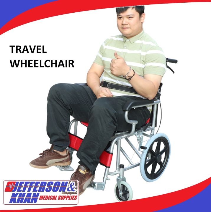 Travel Wheelchair Standard Wheelchair 3 Folds Wheelchair Lazada PH