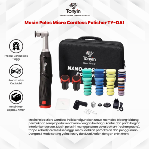 Mesin Poles Micro Cordless Polisher TY-DA1 Tonyin Coating Mobil Nano Ceramic