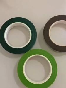 5pcs Flower Tape Green Floral Tape Self Adhesive Elastic Paper Tape