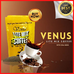 Venus Lite Mix Slimming Coffee | Made of Arabica and Robusta coffee blended with all-natural ingredients like Garcinia Cambogia Psyllium Husk and non-dairy creamer safe and proven effective