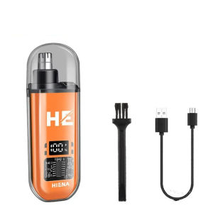 Portable Electric Nose Hair Trimmer Pocket Nose Ears Hair Eyebrow Trimmer Mens Rechargeable Painless Clipper