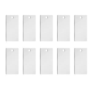 10pcs Rectangular Stainless Steel Key Organizers Holders Strong And Corrosion Resistant For All Occasions Secure Storage