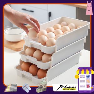 Egg Storage Box Organizer / Rak Penyimpanan Telur Serbaguna 15 Sekat PR0338