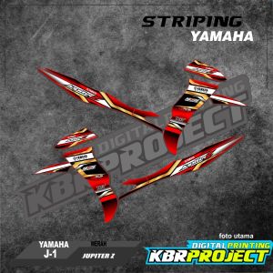 ( COD ) JUPITER Z STICKER STRIPING MOTOR YAMAHA  JUPITER Z IP.J-1 STRIPING VARIASI RACING