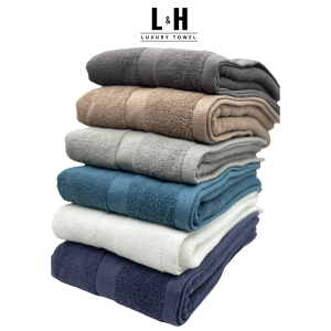 Khăn tắm khăn lau đầu Kokoya basic cotton cao cấp xuất hàn KT 34x80cm