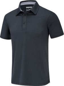 TACVASEN Áo thun Polo mùa hè cho nam Áo sơ mi ngắn tay giản dị 3 nút Xuống nhanh khô thoáng khí Golf Câu cá Áo thun bảo hộ lao động2026