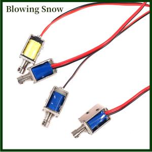 Blowing โซลินอยด์แบบผลักและดึง DC 3V 5V 6V 9V 12V 4mm