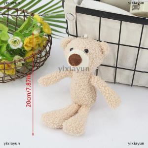 [COD] yixiayun Cute Stuffed Bear Dolls Soft Mini Animal Plush Keychain Room Decorations Car Decoration Props