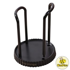 MaxPlus Paper Cup Holder Dispenser Multifunctional Desktop Coffee Cup Storage Plastic Rack