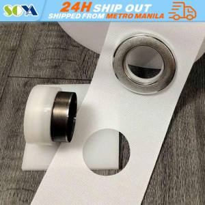 Curtain Accessories Curtain Puncher Manual Household Roman Ring Curtain Ring Curtain Ring round Puncher Ring Hole Curtain Hole Puncher with Mat Portable Handle Manual Curtain Eyelets for Home Living Room Mesh Curtain Install