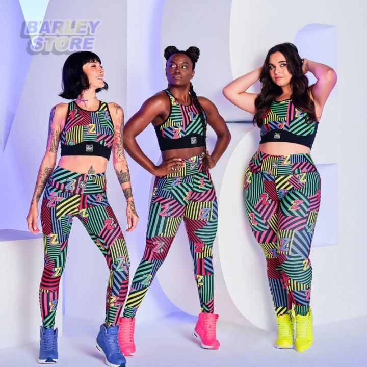 Zumba Workout Clothes Yoga Suit QuickDrying Stretch Vest Tights