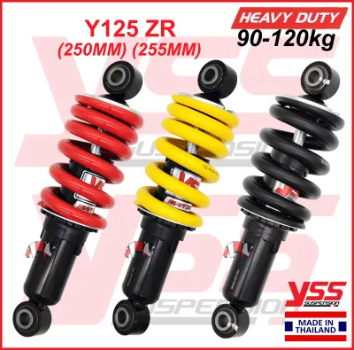YSS Y125Z / Y125ZR (250MM/255MM) HEAVY DUTY adjustable absorber monoshock Original Yamaha Y125 Y 125 Z