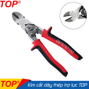Kìm cắt dây thép trợ lực chuyên nghiệp TOP 8inch/200mm Chất liệu thép CR-V cao cấp có độ cứng cao Thiết kế đa năng dễ sử dụng