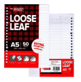 (A5) Kertas Isi Binder / Loose Leaf A5 100 & 50 Lembar. 